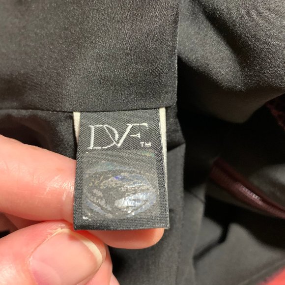 Diane von Furstenberg-Delian Pebble Lace dress 6 purple/plum - Picture 7 of 10